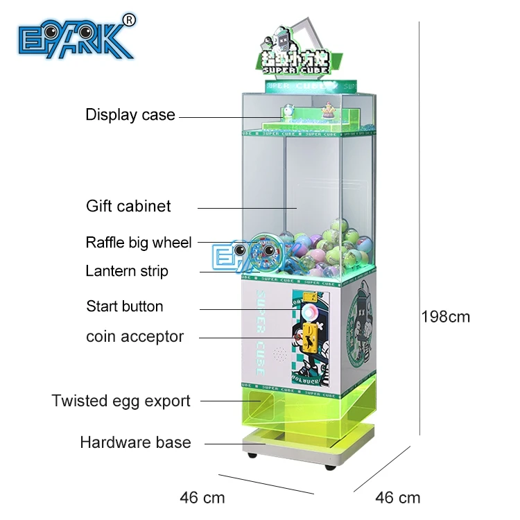 Coin Operated Lucky Capsule Gift Machine Capsule Toy Vending Game Machine