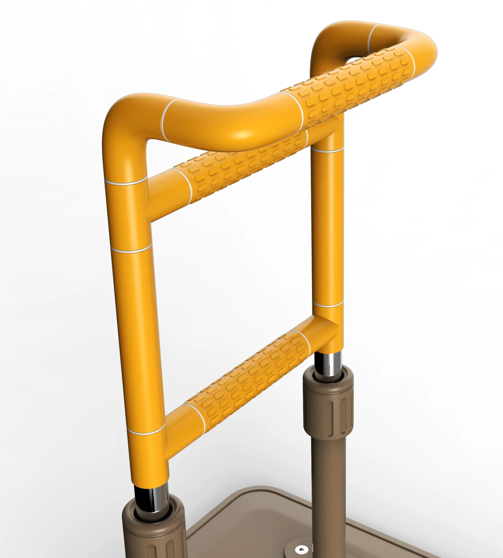 hospital bed guard rail bed assist rail with straps helping people get on and out of bed