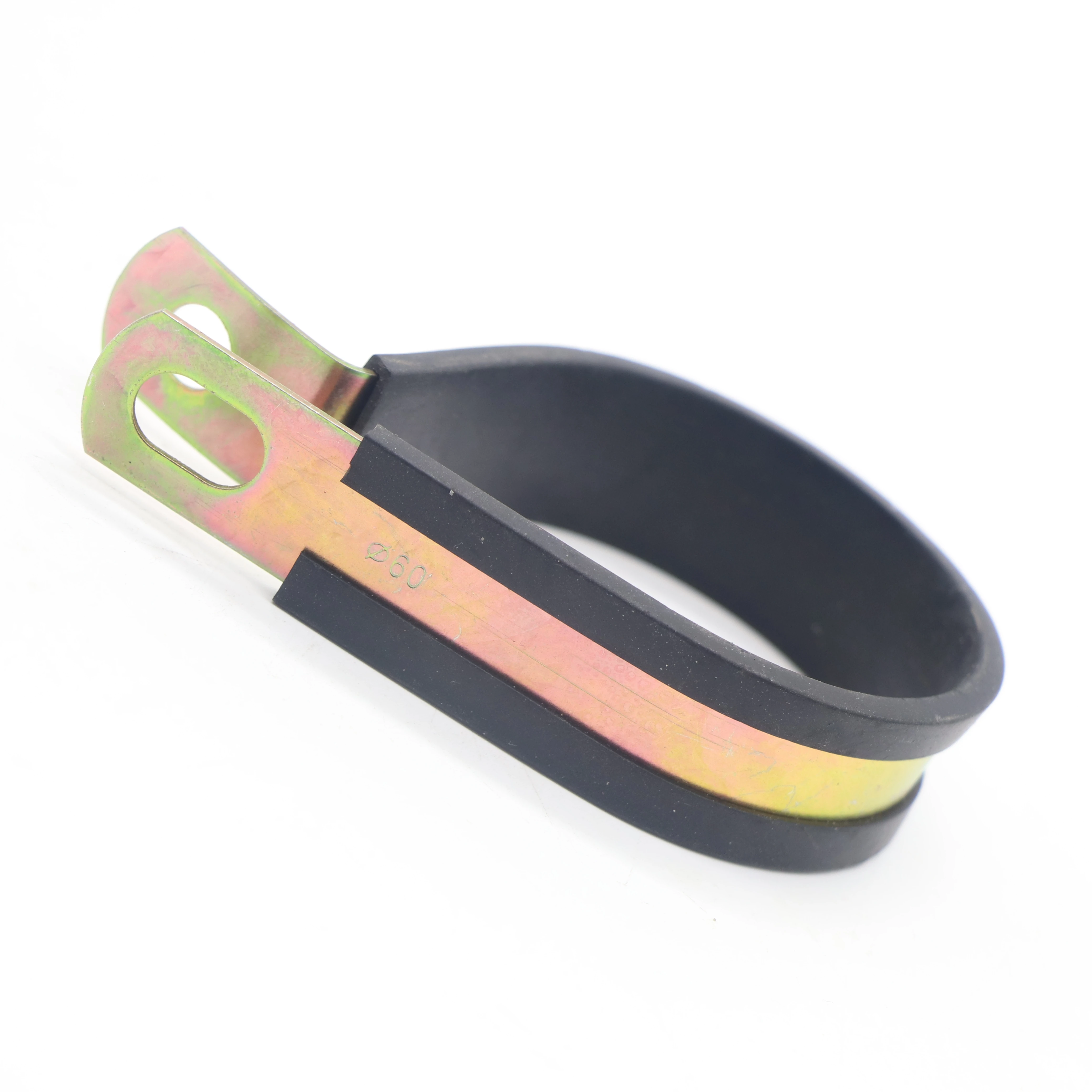 SYD 1158-2 Various Fastener Metal rubber Galvanized steel P type R type rubber clamp