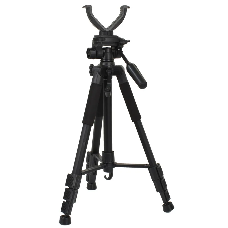 1.5m Shooting Hunting support tripod telescopic Aluminum Alloy outdoor practice floor telescopic