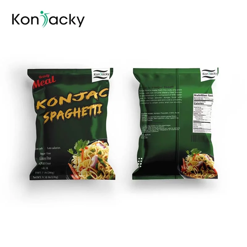 Низкие калории Konnyaku Konjac лапша для потери веса от Konjac Glucomannan порошок