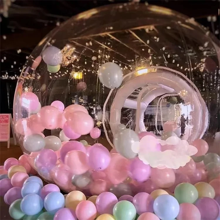 Hotel Outdoor Party Kids Transparent Tent Lodge for Party Event Inflatable Bubble House