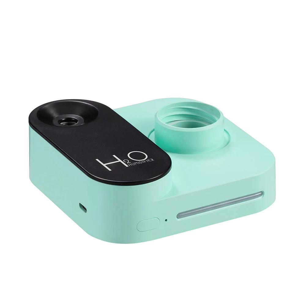 New Camera Humidifiers USB Small Home Office Desktop Silent Spray Humidifier Rechargeable Portable H2O Air Humidifier