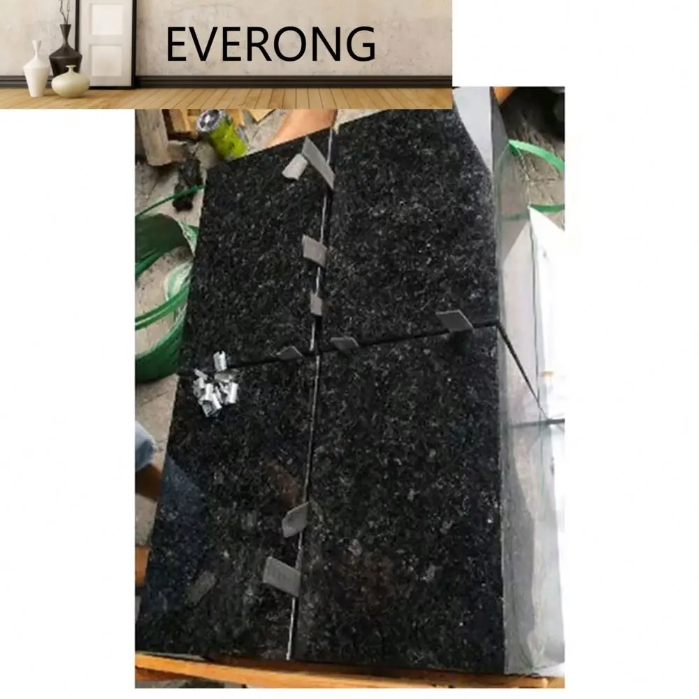 China New Shandong Impala Sesame Black Grey Granite Stone Price, G654 Natural Split Granite Tile