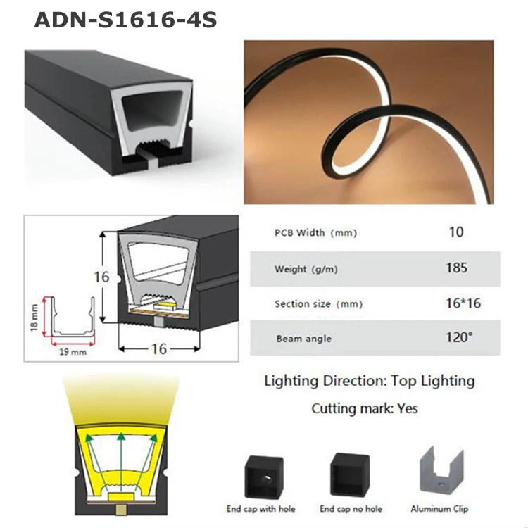 WS2811 WS2812 Flexible Led Strip 5050 IP67 Waterproof 1-100M Neon Rope Light Led Neon Flexible Black Soft Led Silicone Tube