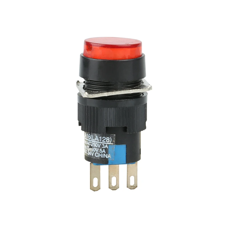 on off function push button switches with LED