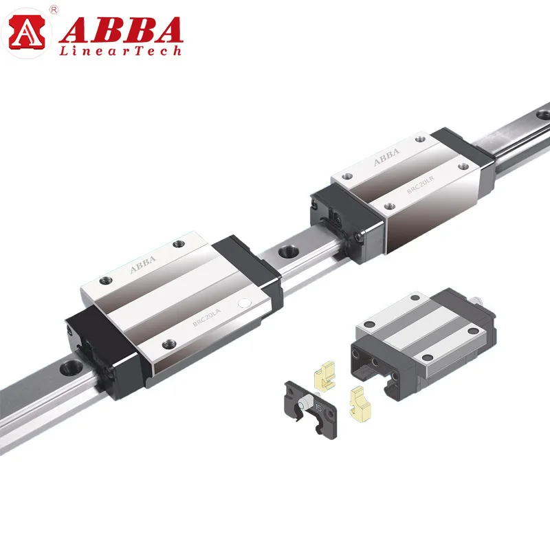 High quality Taiwan Brand ABBA Linear Guide Rail And Block cnc linear guides BRC15U0 BRD15U0 BRC15SU BRD15SU BRC20U0 BRD20U0