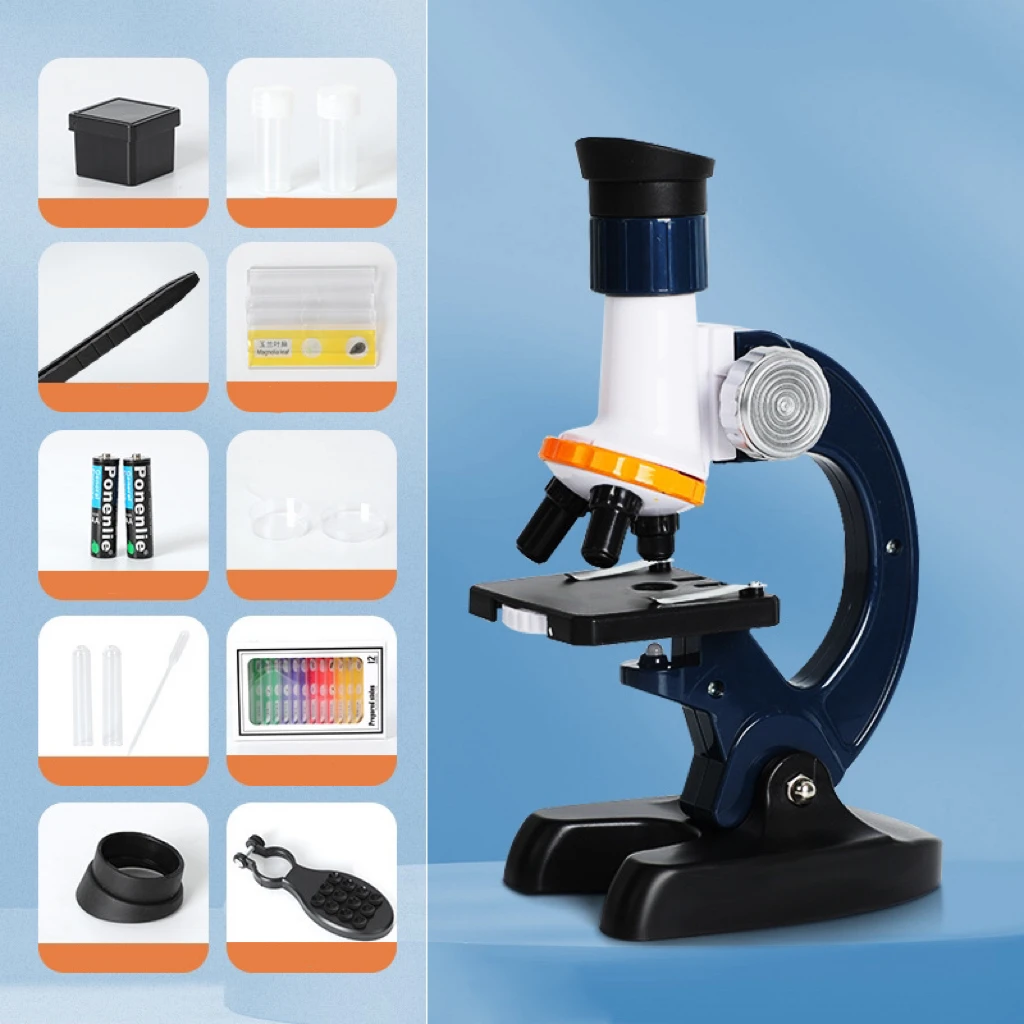 Children Cheap Portable Mini Educational Experiment Science Equipment Toy Scientific Learning Toys Microscope for Kids