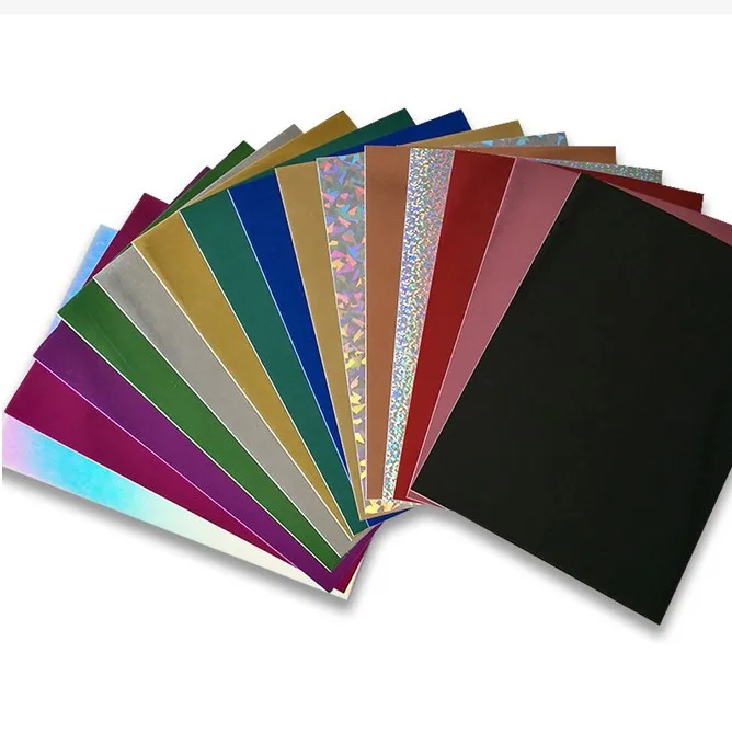 Золотая серебряная металлическая пленка для домашних животных картонная бумага поделок Крафтовая