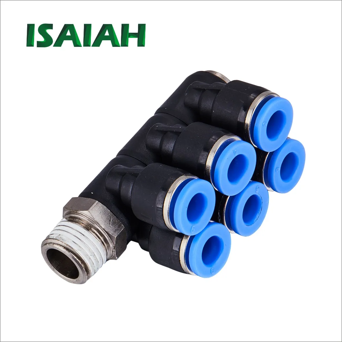 From Ningbo Isaiah Factory  Universal Male Elbow One Touch Tube Air Fittings Pneumatic Quick Connector