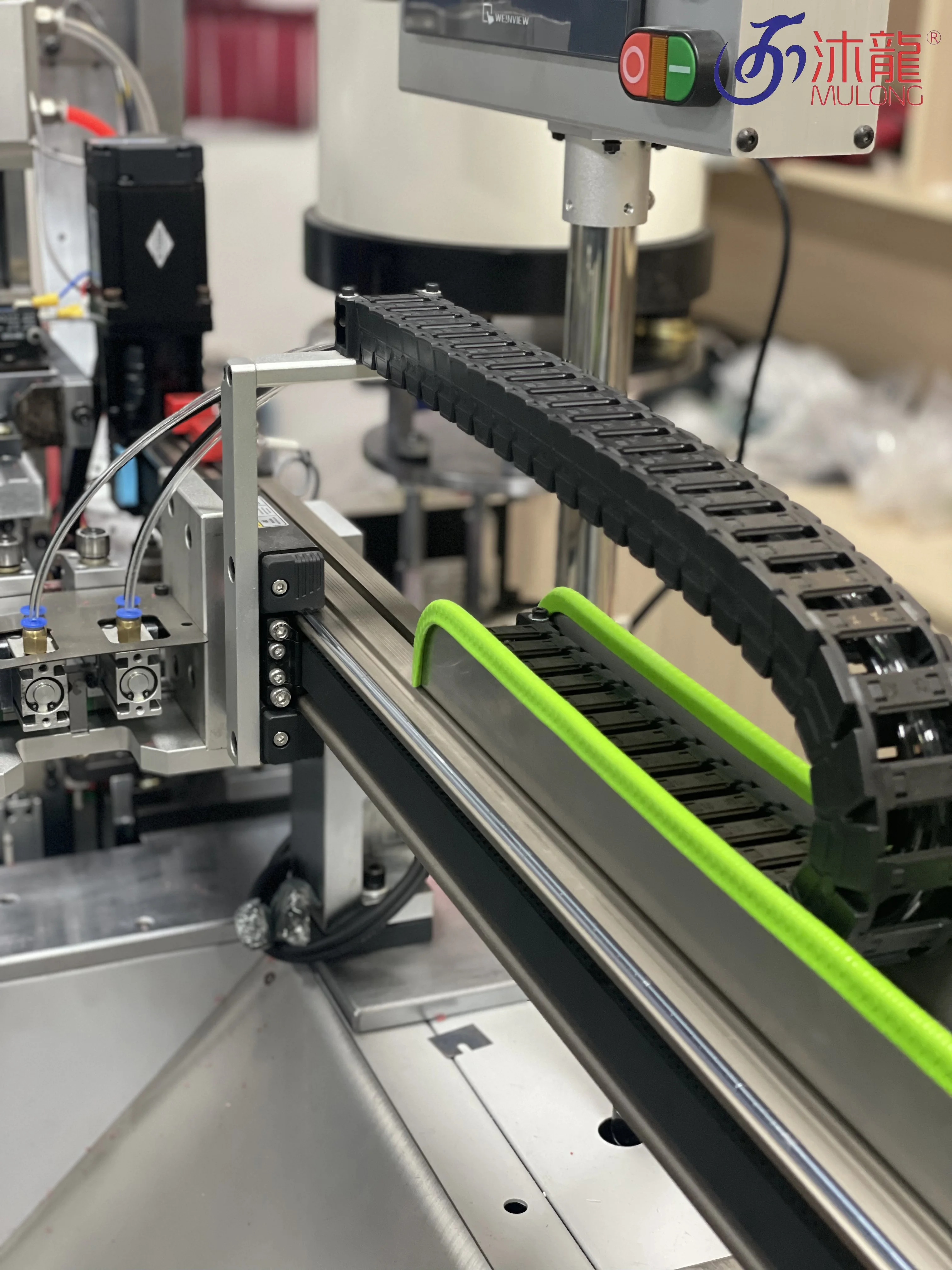 New Technology Full Automatic Single Double Wear Cutting Zipper Machine