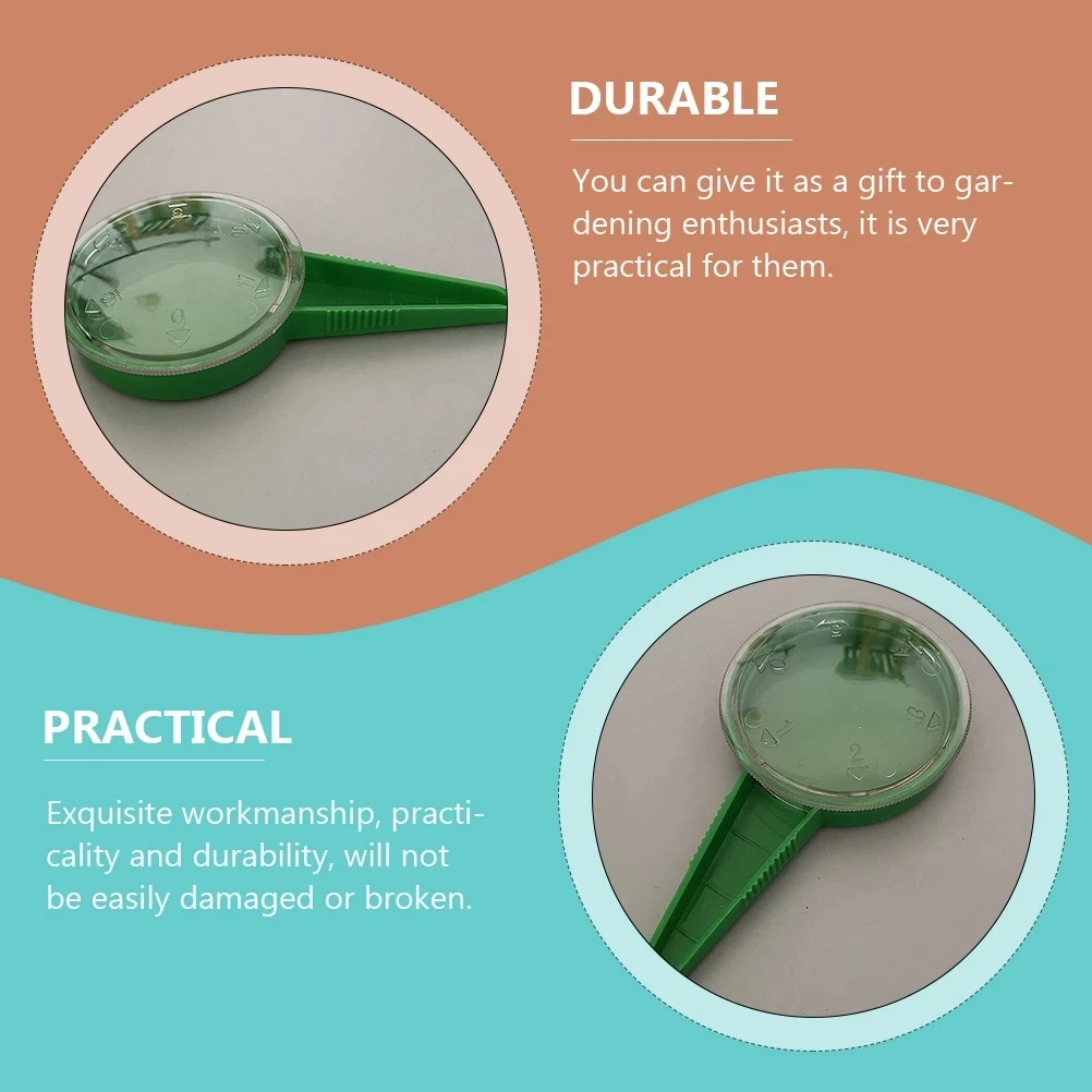 Adjustable Size Seeder Dia Dispenser Sower Seeder 5 In 1 Plastic Disseminator Farm Garden Plant Supplies Tool