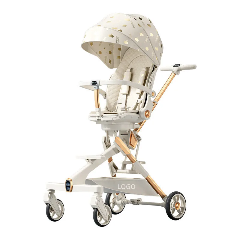 2023 The latest design high -end light luxury brand portable multi -functional baby stroller/Foldable and reclinable stroller