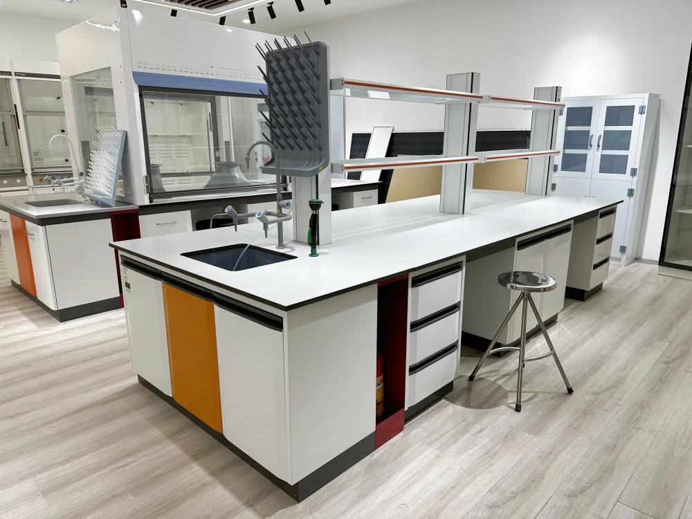 Laboratory Medical Chemical Table Wall Bench/Dental Lab Furniture School Table Bench