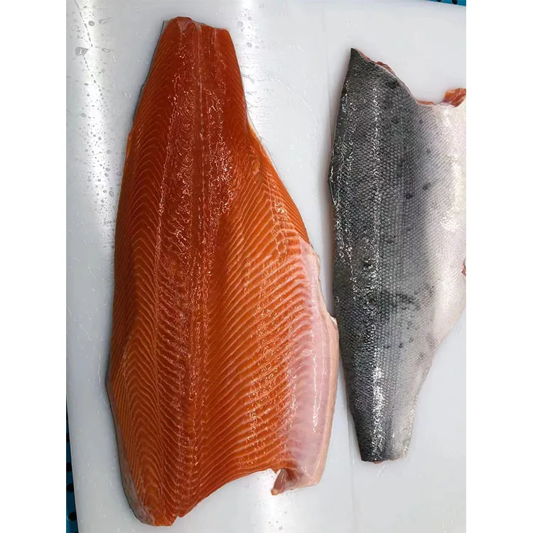 Smoked Vacuum Packed Salmon Frozen Coho Salmon Fillet Frozen Whole Round Atlantic Salmon For Sale