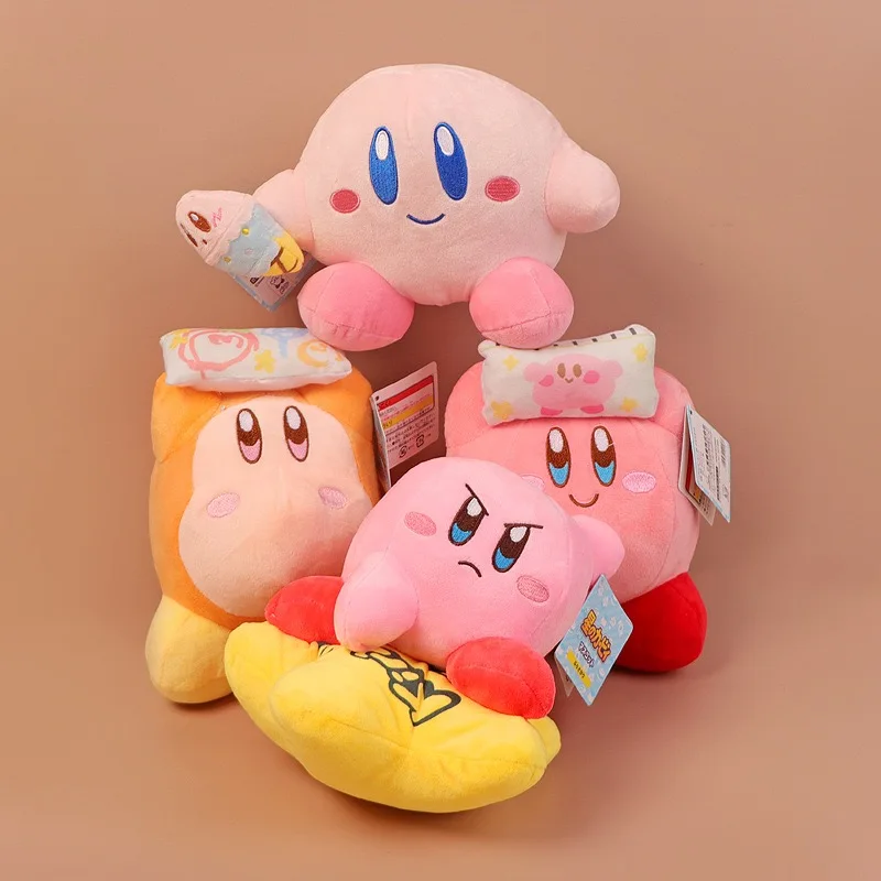 High Quality Cartoon Kirby Kawaii Cute Plush Soft Dolls  Stuffed Animal Toys Peluche Children Christmas Birthday Gifts