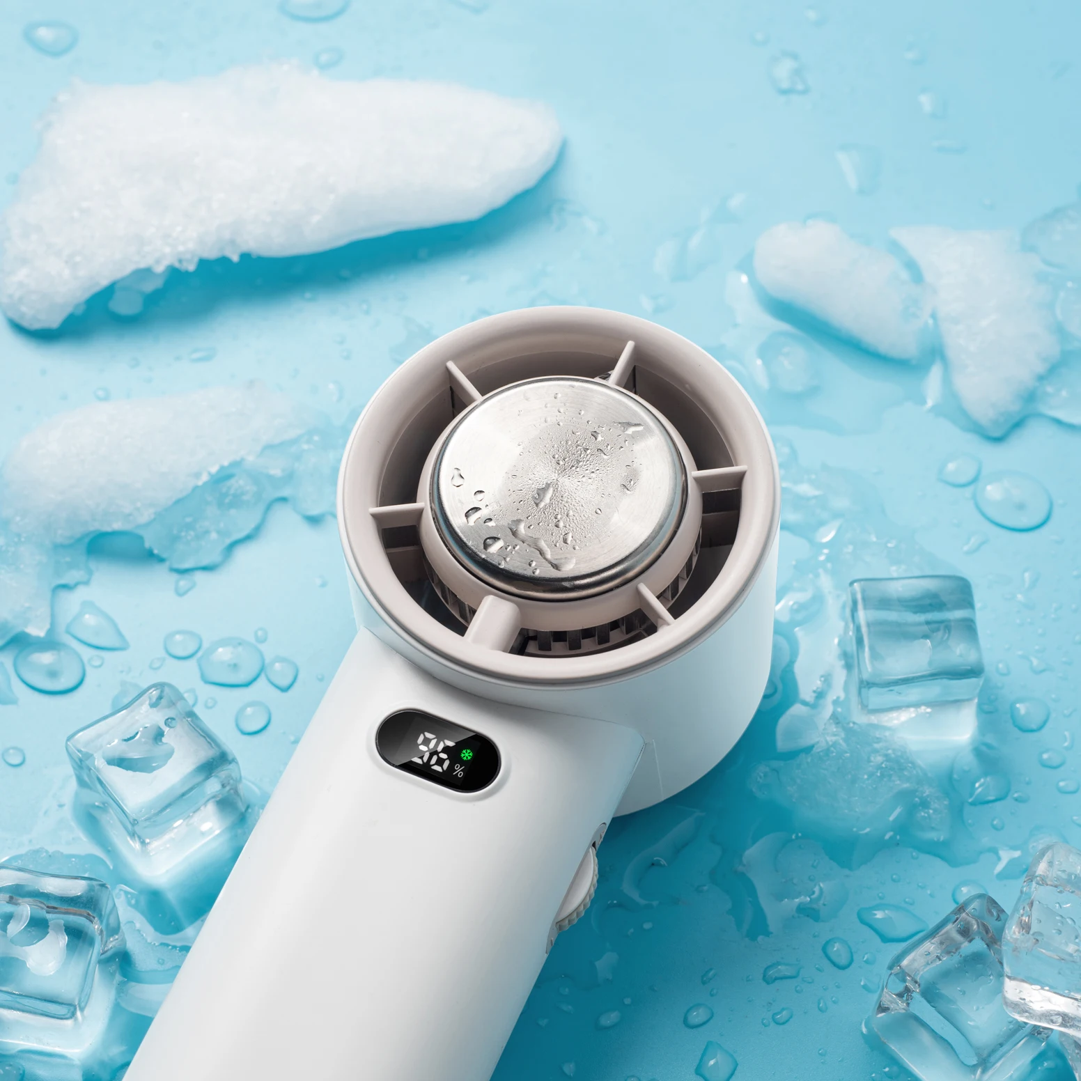 3600mAh Rechargeable Battery Mini Personal High Speed Handheld Fan Refrigeration USB Portable Handheld Fan