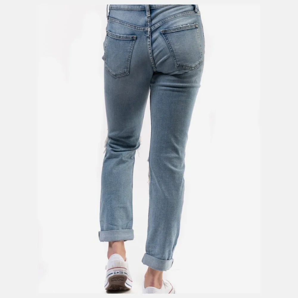  Новый стильный дизайн с принтом индивидуальный пошив 100% хлопок лучшие вышитые джинсовые брюки для женщин низким минимальным заказом