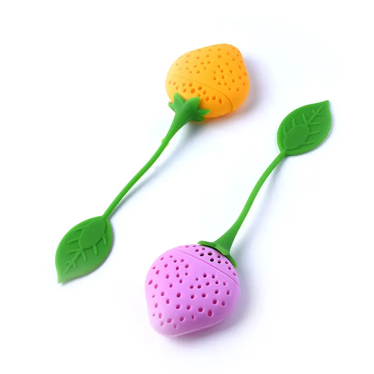 hot sale 100% Food grade colorful tea filter silicone tea bag tea ball