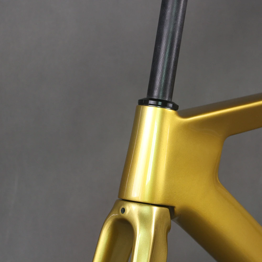 SERAPH Carbon Fiber frame Track Bike aero track frame Single Speed Fixed Gear bicycle Frameset BSA 700*25C with FO032 TR013