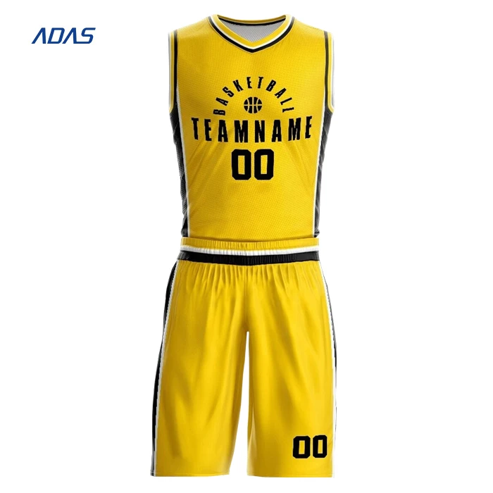 Cheap Sublimation Basketball Jersey League Team Sports Uniform With Custom Designed Allover Printed Cool Dry Customized