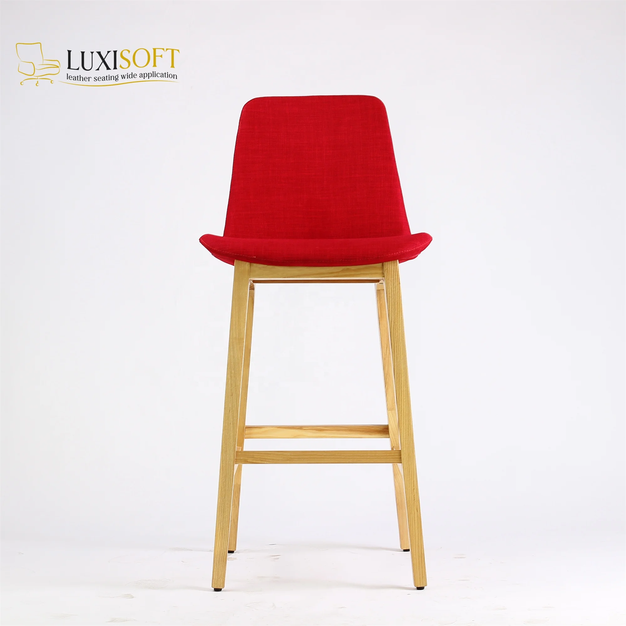 Dining Room fabric high back vintage solid wood carved office wooden wood dining bar stools chair modern for restaurant and bars