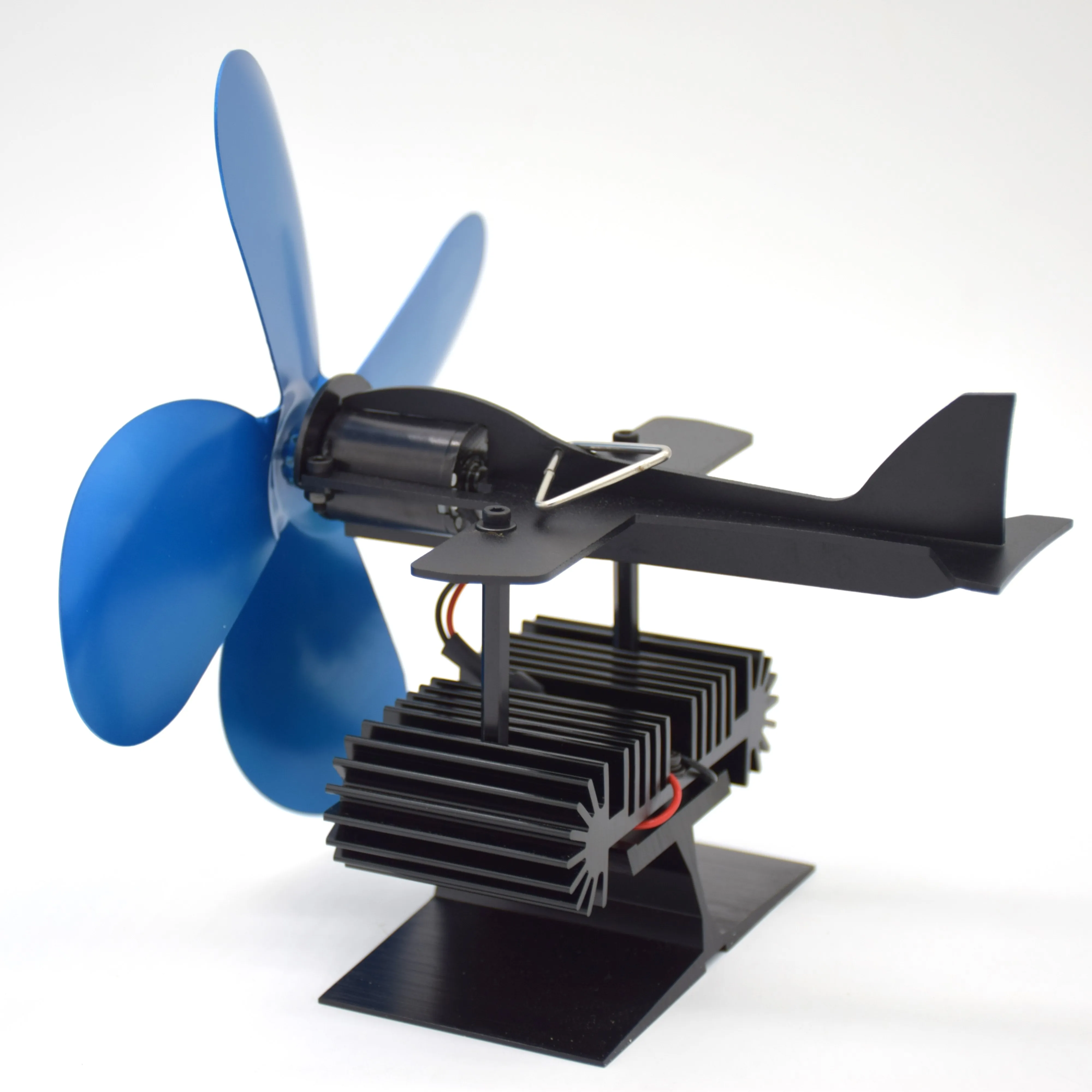 Factory Wholesale Eco Friendly Iron Ring Plum Blossom Shape Exhaust Fan For Pellet Stove And Fireplace Fans