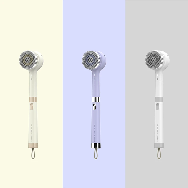 2022 Новые поступления перезаряжаемые IPX6 Водонепроницаемые электрические многофункциональные щетки с длинной ручкой для массажа ванны душа тела