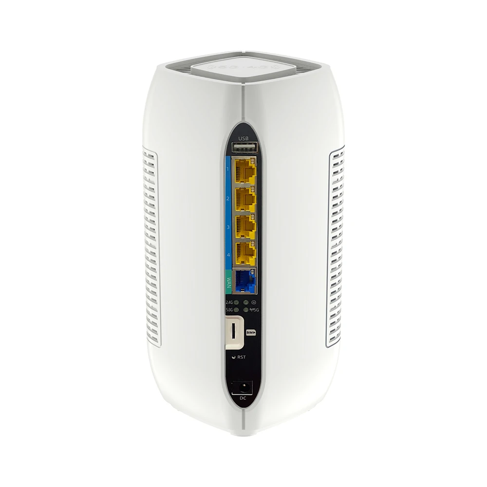 Cylinder Shape MT7981B openwrt 21 version 128MB NAND flash 4g sim wifi 6 5g router with sim card slot