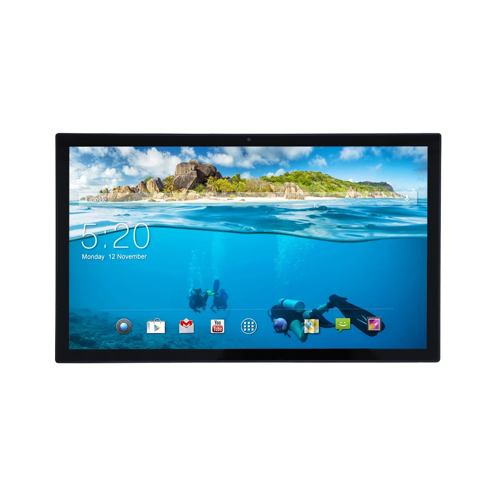 Rk3399 Cpu 4 + 16 ГБ настенный планшетный ПК 14 дюймов ЖК-экран 1080p Android планшет с настольным кронштейном