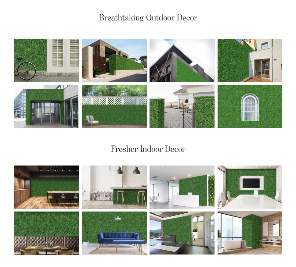 
Anti--uv Artificial Boxwood Mat/panel/hedge Vertical Garden Artificial Plant Decoration Wall Panel Ornaments Plastic 20-25 Days 