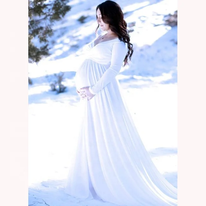
New arrival Hot sale Maternity Clothing Gown Dresses For Photography Sexy Pregnancy Pregnant Maternity Photo Shoot Dresses Props 
