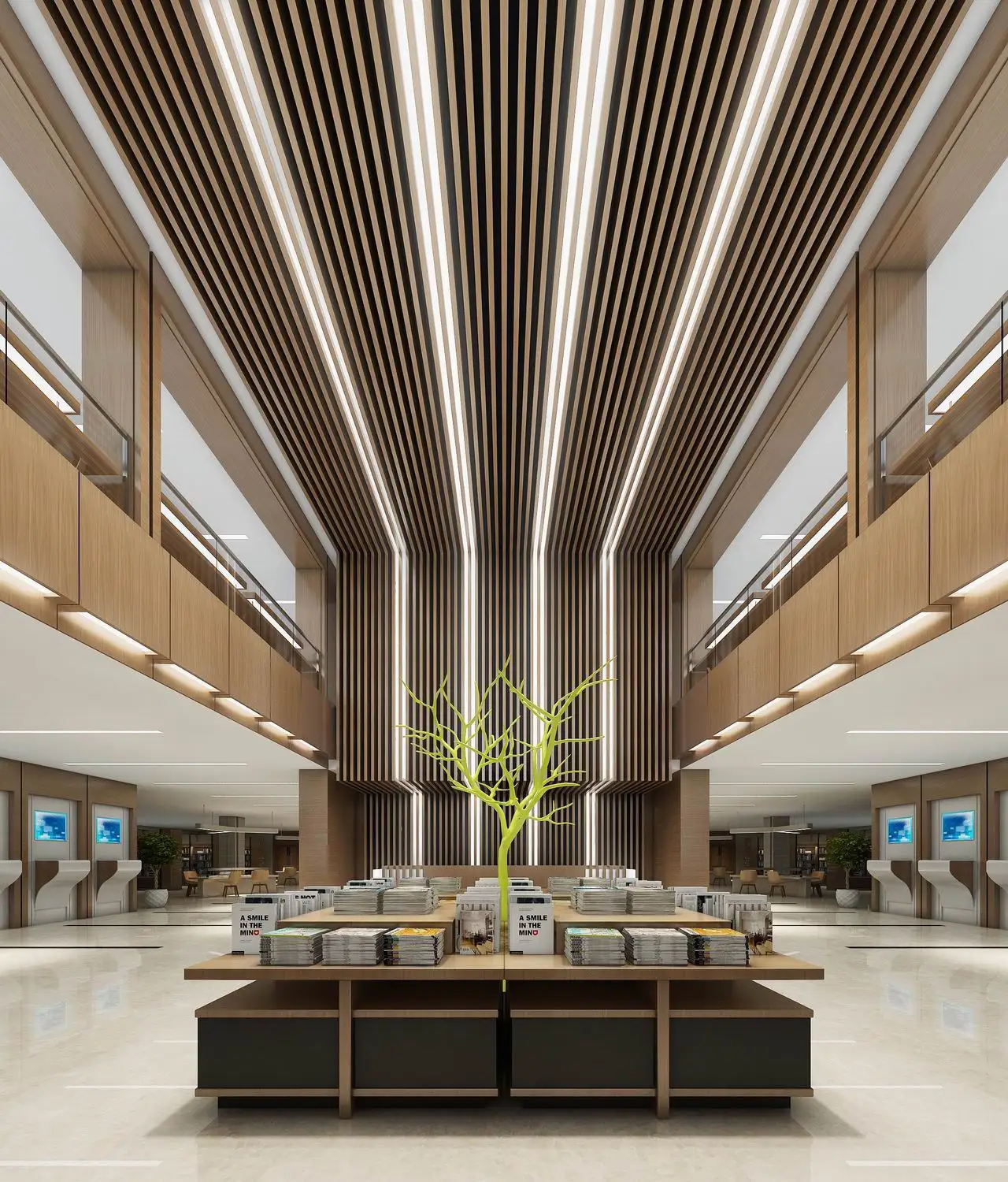 FOJU Modern Hollow Square Tube PVC Ceiling WPC Eco-friendly pop ceiling Design