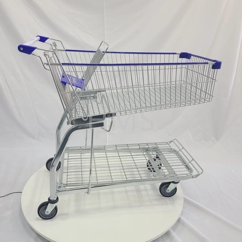 Heavy duty shopping trolley for super market Grocery Shopping Cart