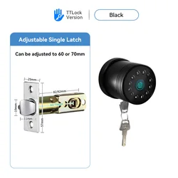 Tropernic Keyless Wifi Biometric Home Security System Ferreteria Fingerprint Ttlock Smart Lock