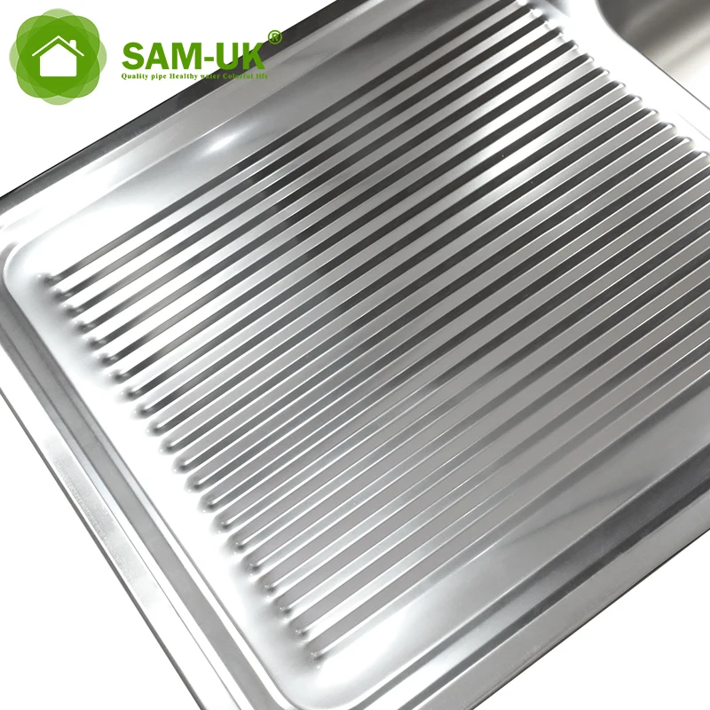 Factory wholesale sus201 farm house sink hot sale stainless steel single bowl double with cheap price kitchen