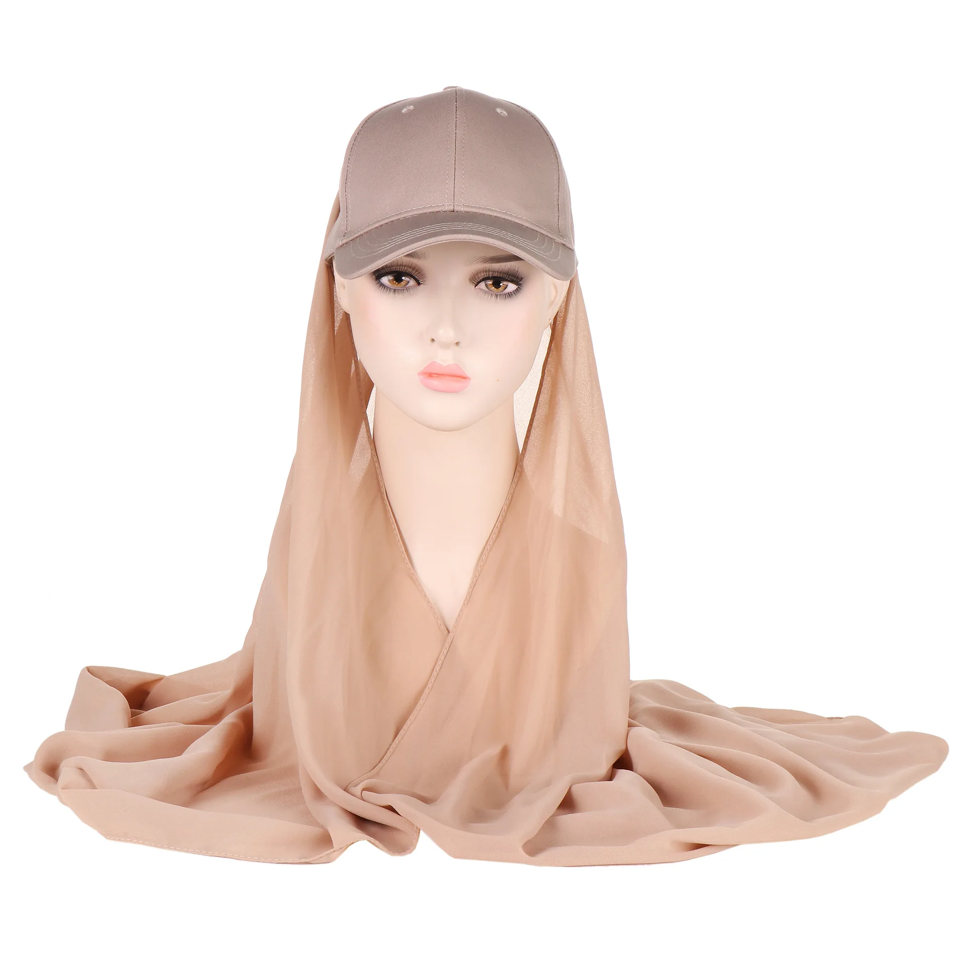 Hat Sport Hijab Shawl Scarf Turban Islamic Muslim Fashion Clothes For Women Spring Summer Veil Accessories Undercap muslim sets