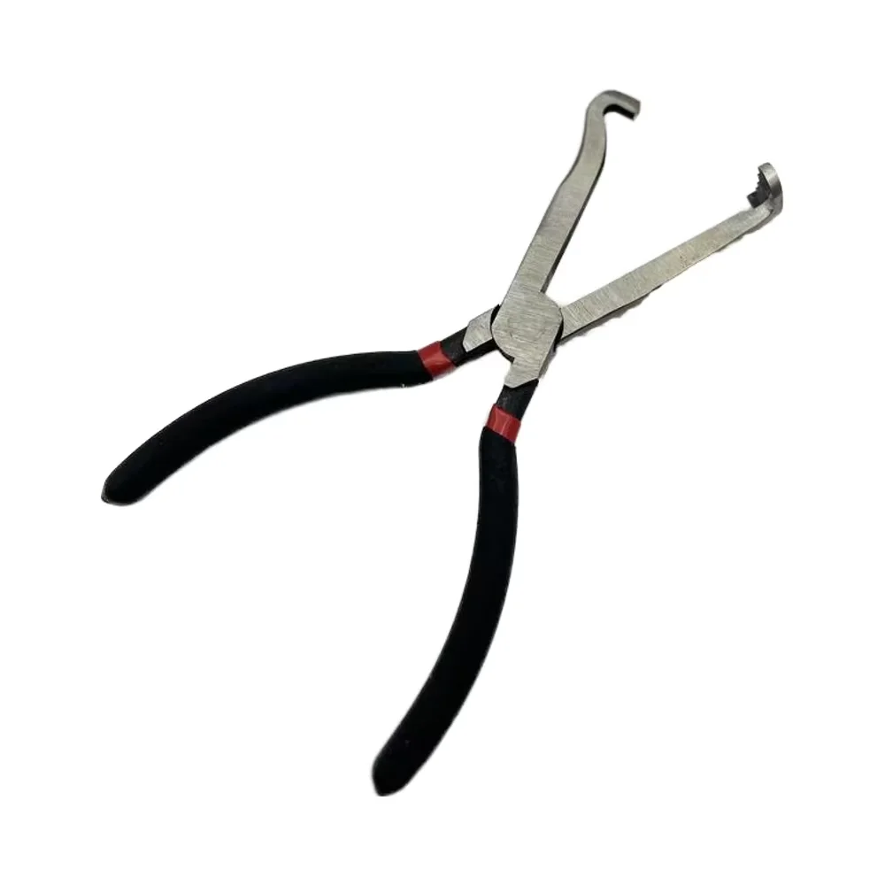 Long-Neck Carbon Steel Electrical Disconnect Pliers Automatic Reset Car Valve Stem Remover Plug Auto Plastic Wire Stripper Grip