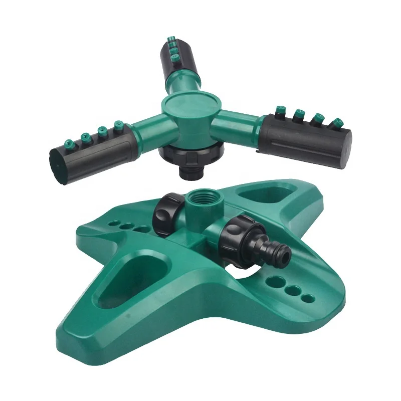 360 Degree Automatic Rotating Sprinkler Irrigation Garden Green Lawn Sprinkler Roof Cooling Rotation Sprinkler