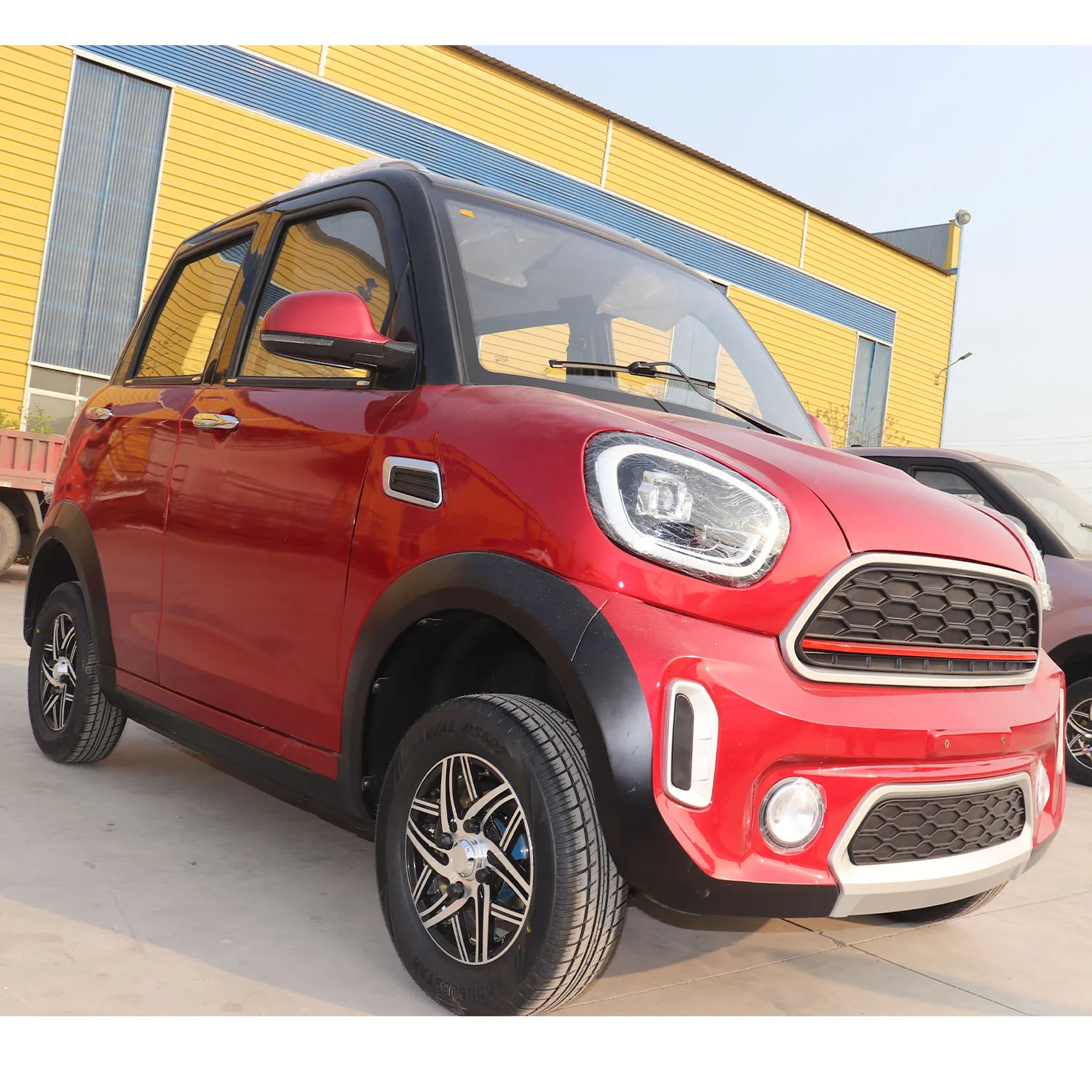 KEYU custom sells four-seater right-hand drive chinese mini ev car electric for cheap