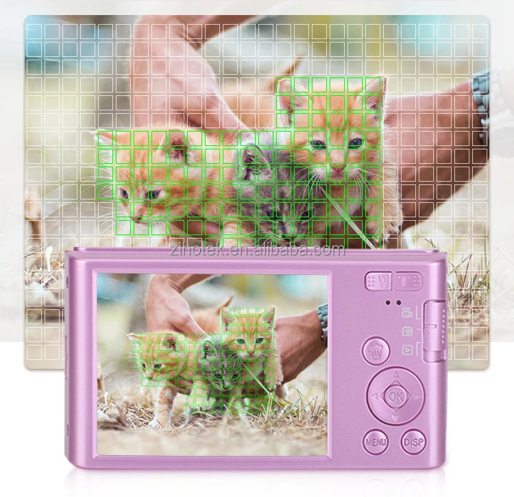 Цифровая видеокамера 48 МП экран 2 4 дюйма IPS обнаружение лица вспышка и аккумулятор карта памяти 32 Гб рождественский