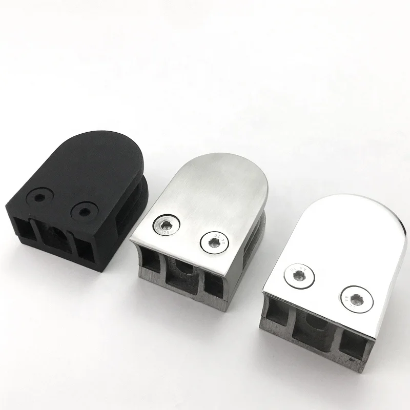 Factory Low Price Stainless Steel 316 Glass Clamp For10-12mm Staircase Railing Part