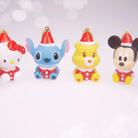 2021 Japan Cute Figure Set Toys Kids Love Christmas Toys 2021 Hand-Made Key Ring For Sale