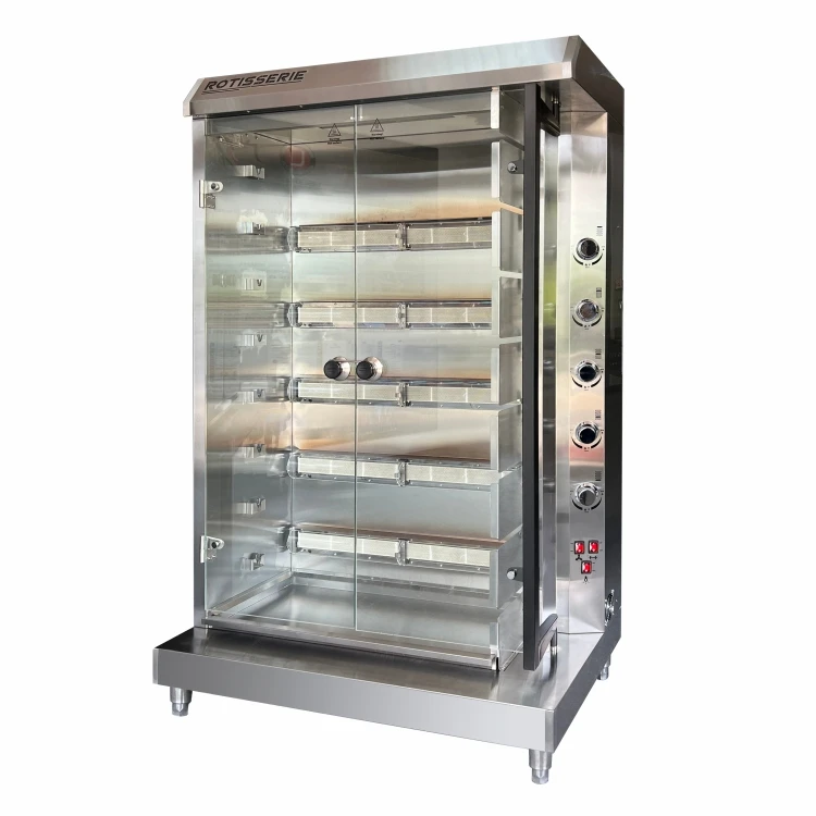 Chicken Rotisserie Machine Electric Gas Stainless Steel Chicken Rotisseries
