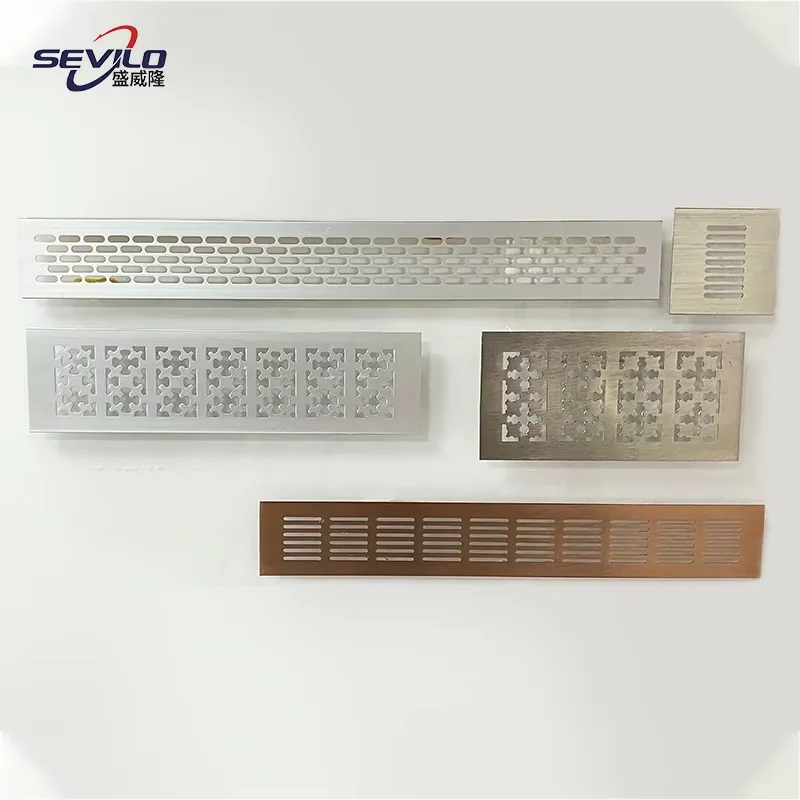 Aluminum alloy ventilation grille air grille vent cover wall decor door grille air vent