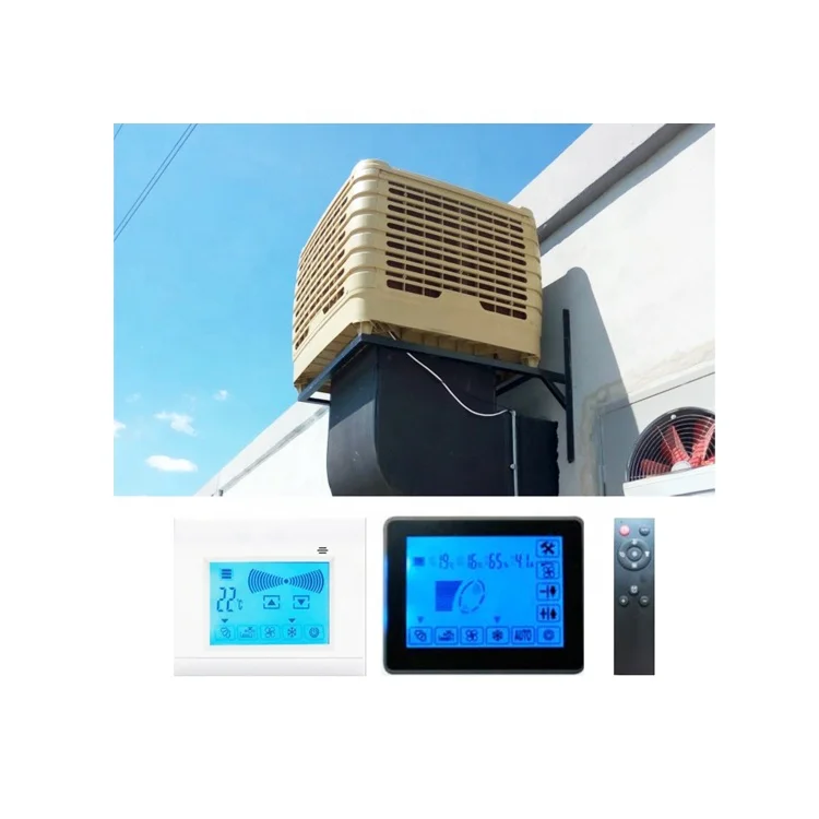 Good Price 18000m3/h Evaporative  Cooler Water Pump Wall Mounted Evaporative Air Cooler
