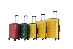 Fashion 20 24 28 inch ABS PC Shiny Film Hard Shell Luggage Cabin Trolley Bags Travel Suitcase Young Lady Woman Luggage