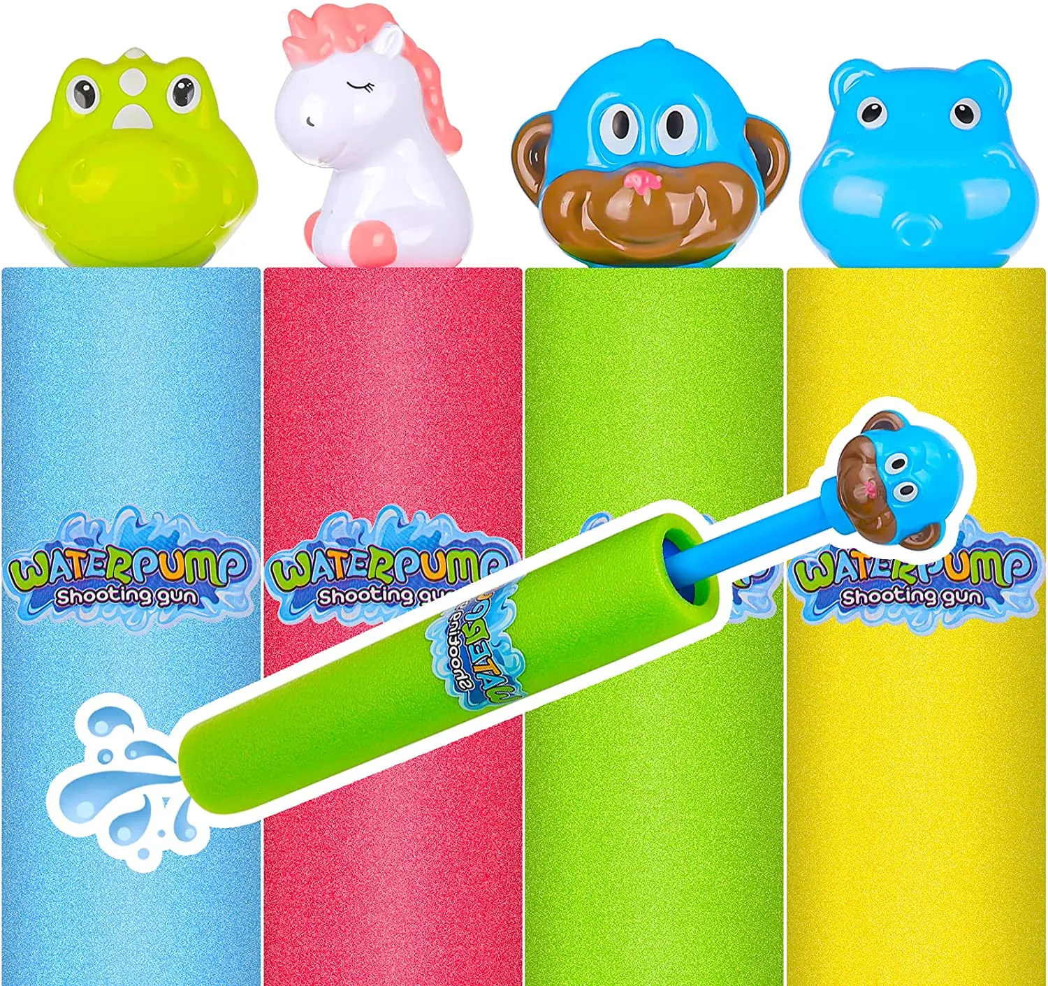 Water Gun Pool Toys for Kids Ages 8-12 35.6FT Long Shot Squirt Gun for Adults Kids Foam Water Toys for outdoor