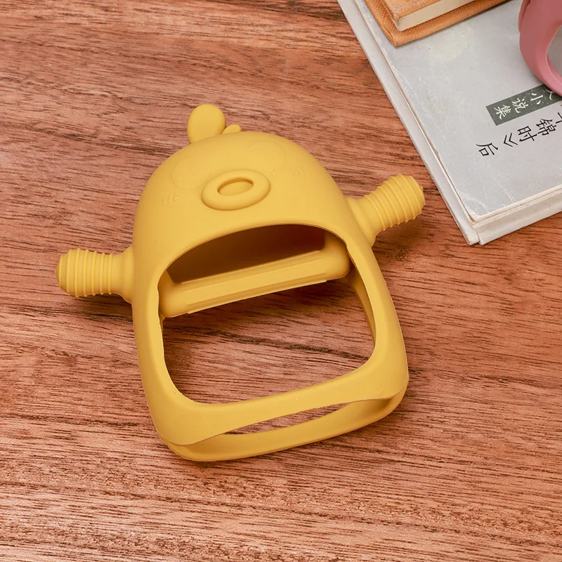 Baby Teether Silicone Mitten Teething Soft pacifier 100% Food Grade BPA Free Chew Toy For Baby  Teeth Grinding Toys
