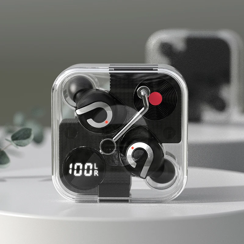 2023 New Private Transparent earbud headphones mini earbuds Transparency tws earphone smart control sports headphone